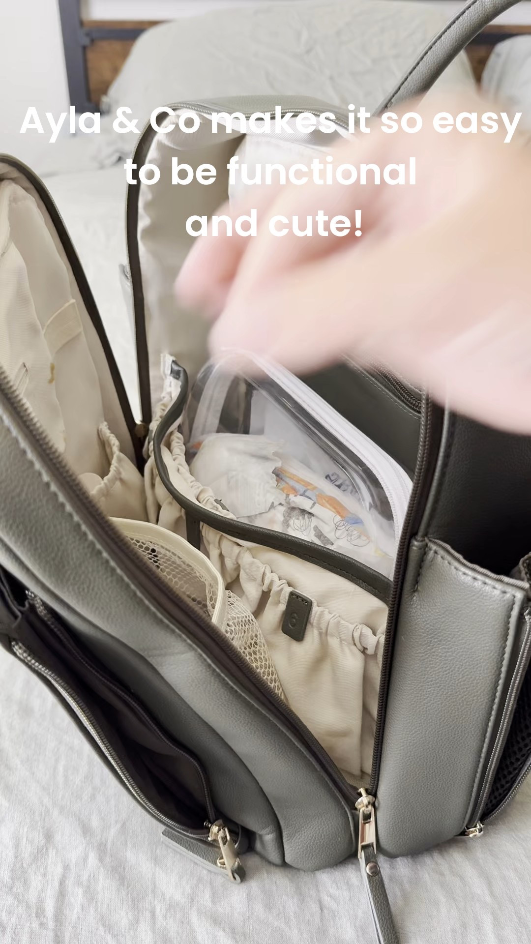AD | the Ayla & Co bag makes it so easy to look cute, even when your life is chaotic like mine! This diaper bag has been a game changer for me as a mom of three. With the washable inside liner as a big selling point becuase I have no idea what my toddlers are going to throw in there. 

#LTKBaby #LTKKids #LTKFamily