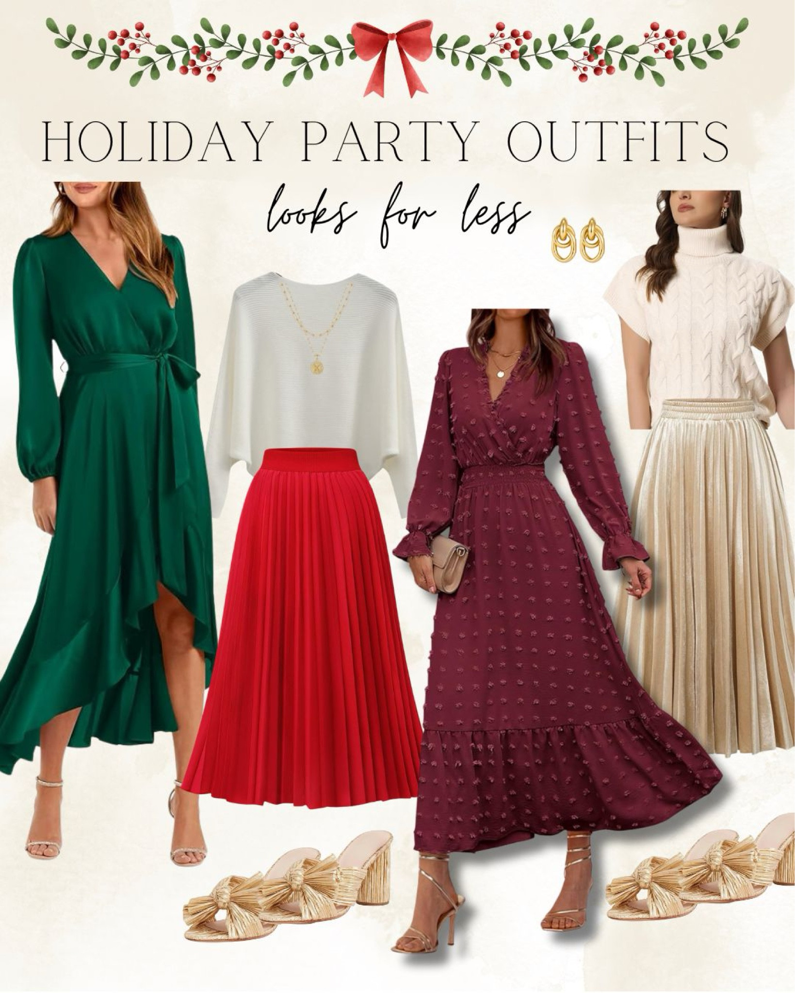 Take advantage of those Cyber Monday deals and get these holiday outfits for less! Perfect for your next festive party 🎄💃🏼
•
#kristieincarolina #liketkit #style #shopthepost 
#rewardstylebloggers #LTKseasonal
#christmasparty #holidayphoto #christmascard #outfitinspo #holidayoutfit #holidayparty


#LTKHoliday #LTKCyberWeek #LTKFindsUnder50