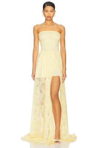 OW Collection x REVOLVE Cleo Maxi Dress in Butter Yellow from Revolve.com | Revolve Clothing (Global)