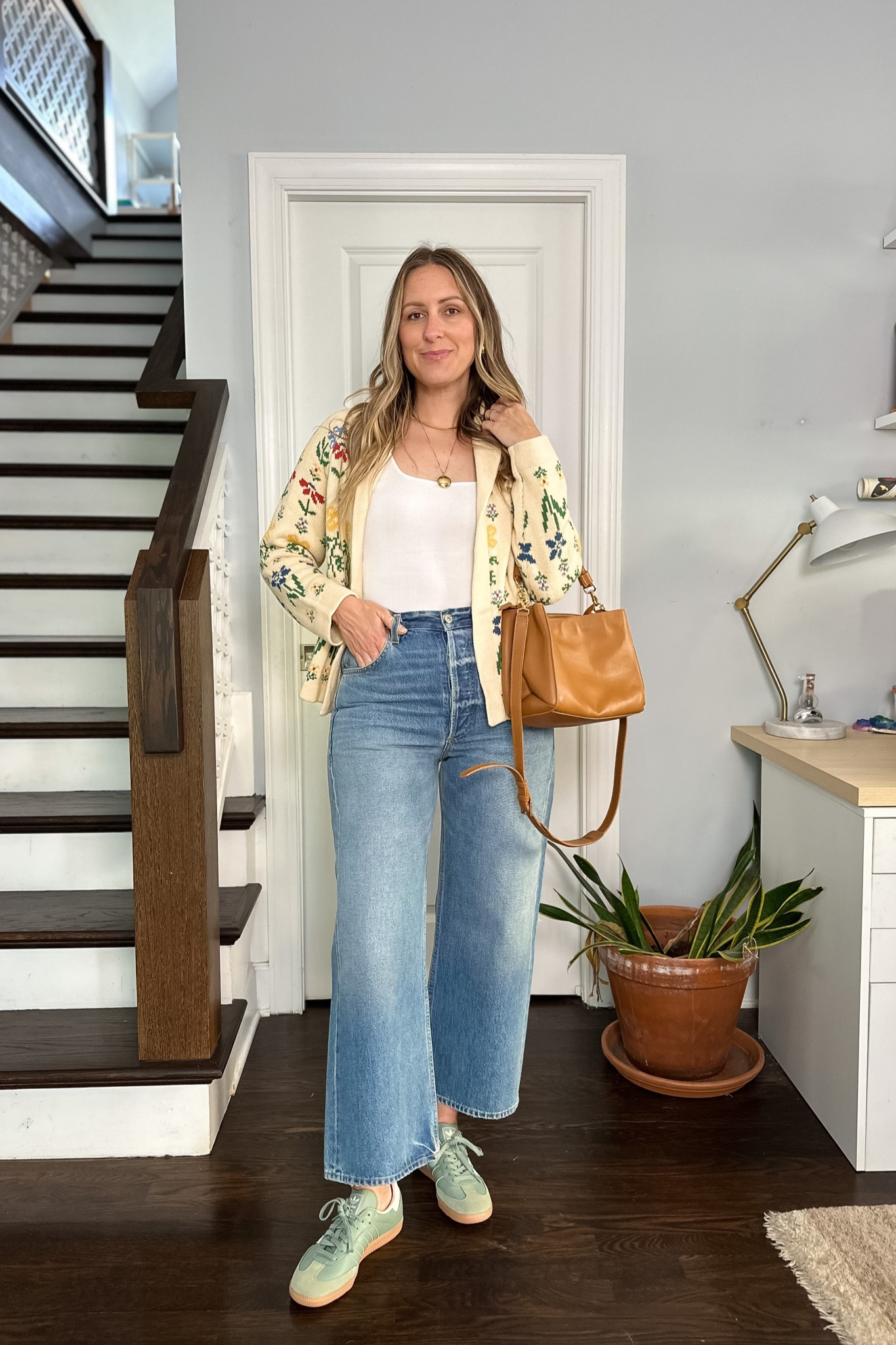 Tank: tts. Sweater: tts. Jeans: tts for a relaxed fit. Sneakers: tts. Bag: code: MICHELLETOMCZAK15 for 15% off, pr product  

#LTKshoecrush #LTKstyletip #LTKitbag