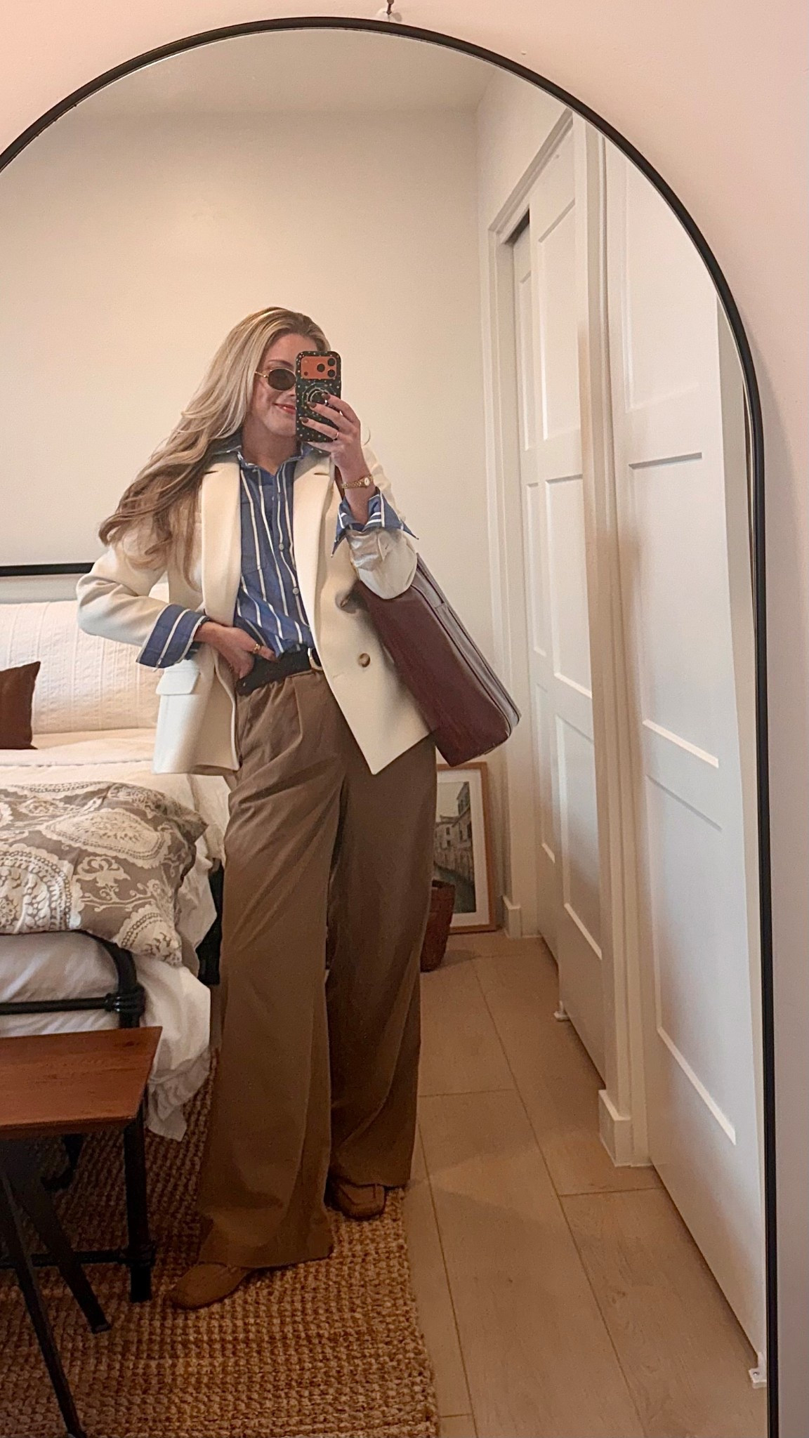 Spring uniform lately 🤍

Wearing my Varley Kayson wide leg pants with a blue striped J.Crew button up, white jacket, and VIVAIA loafers. Easy, polished, and on repeat.

#LTKootd #LTKWorkwear #LTKTravel
