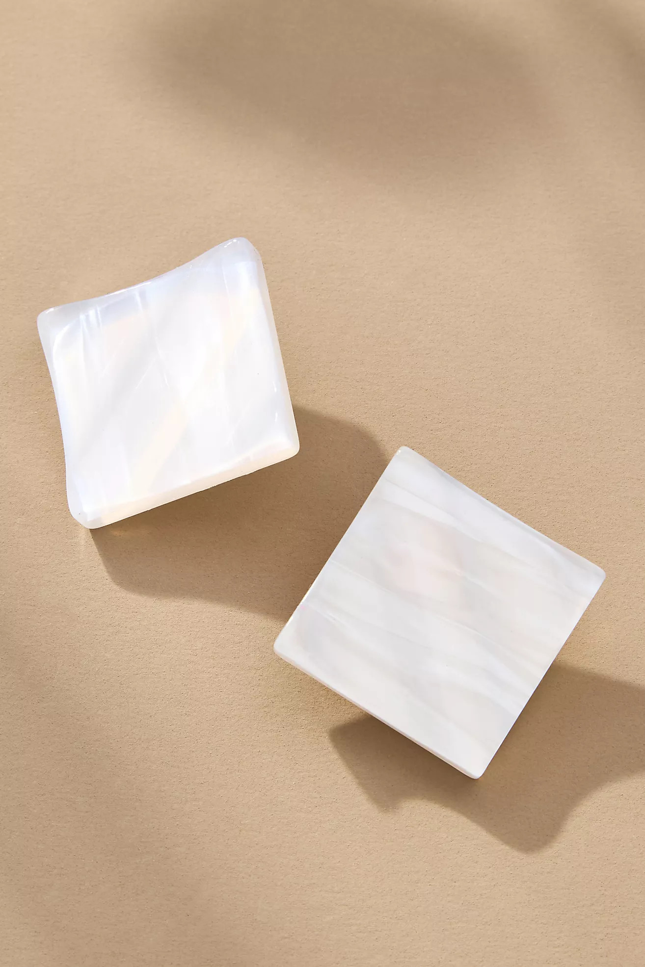 Square Shell Post Earrings | Anthropologie (US)