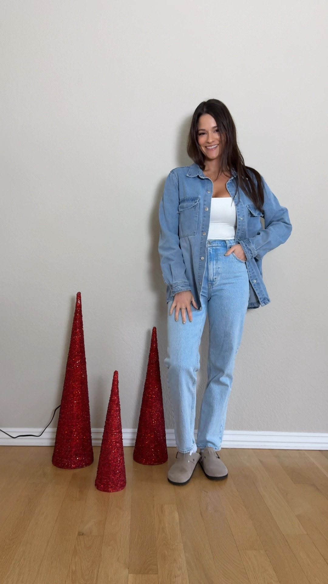 double denim for the win 🤝🏼
One of my most worn fall items is this denim shacket, it’s the perfect layering piece and goes with everything! 


#amazonfashion #denimoutfit #shacket #fallfashion 

Causal style, double denim, fall outfit inspo, shacket styling, easy outfits, Amazon fashion finds, everyday style, fall outfits, outfit inspo, denim outfits, Pinterest inspired, Birkenstock clogs outfit, casual outfits, minimal outfits, 

#LTKStyleTip #LTKSaleAlert #LTKFindsUnder50