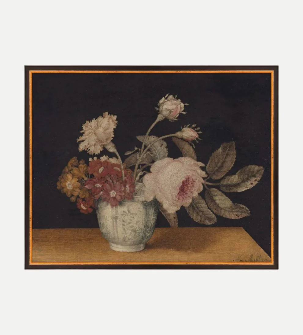 Vintage Vase of Flowers | Le Mae | Le Maé