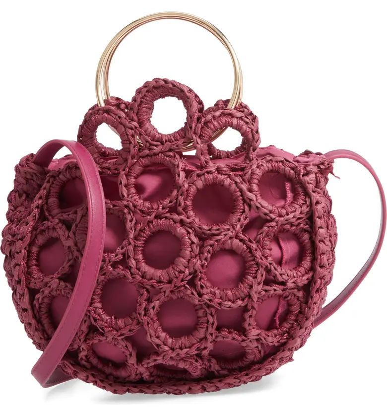 Mali + Lili Rachel Crochet Half Moon Bag | Nordstrom | Nordstrom