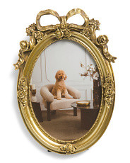 5x7 Metallic Coquette Bow Oval Tabletop Photo Frame | Mother's Day Gifts | Marshalls | Marshalls