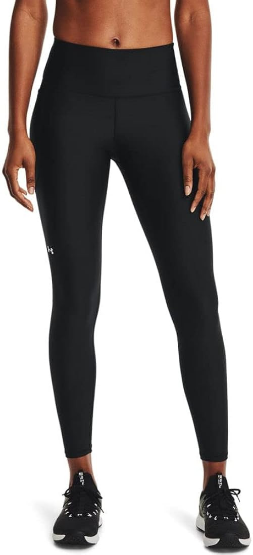 Under Armour Women's HeatGear Armour High No-Slip Waistband Pocketed Leggings | Amazon (US)