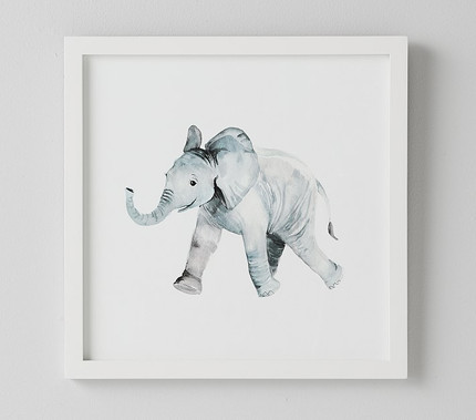 Click for more info about Lion Nursery Animal Framed Art