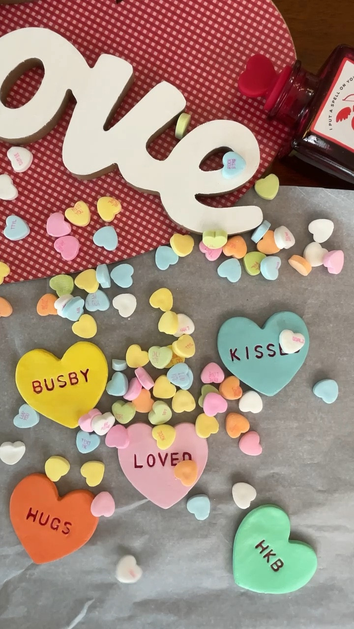 Conversation Hearts are a classic for Valentine’s Day! These Valentine decor magnets are a great way to bring in a little nostalgia to your Valentine decorations! 

#LTKhome #LTKfamily #LTKSeasonal