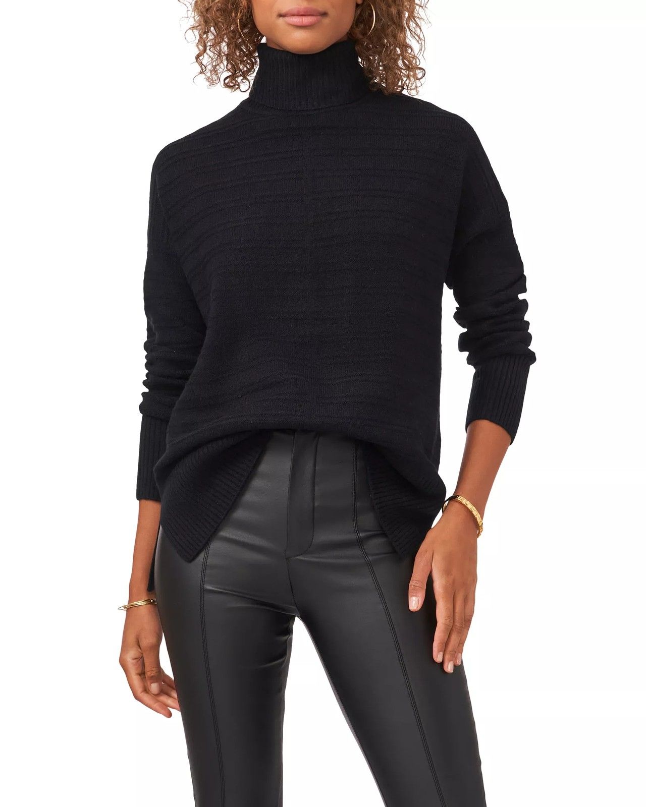 Vince Camuto Ribbed Turtleneck Sweater | Vince Camuto