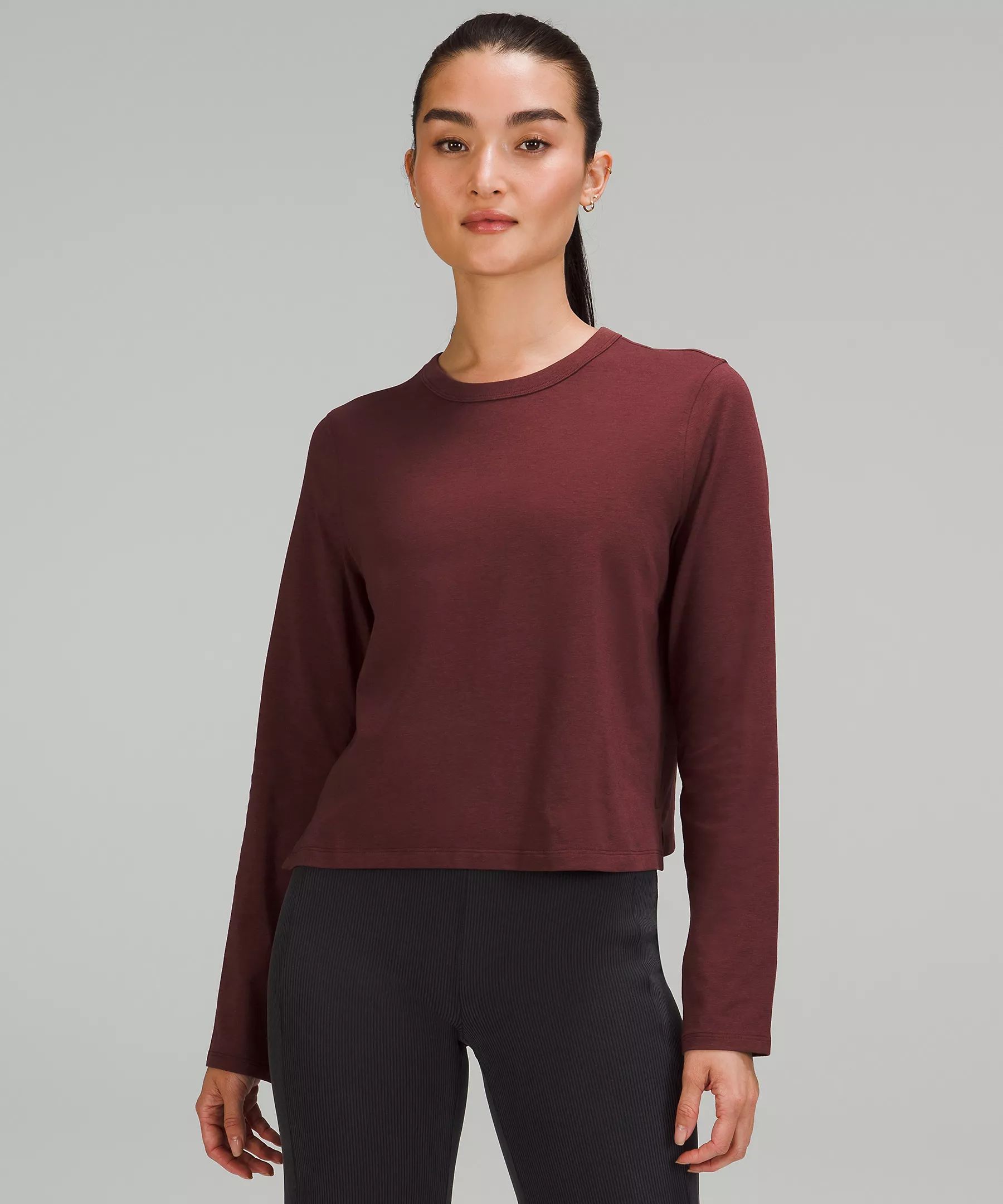 Classic-Fit Cotton-Blend Long Sleeve Shirt | Women's Long Sleeve Shirts | lululemon | Lululemon (US)