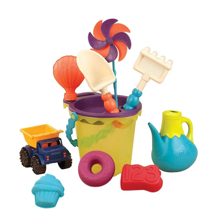 B. toys Beach Playset - B. Ready Beach Bag Lime | Target