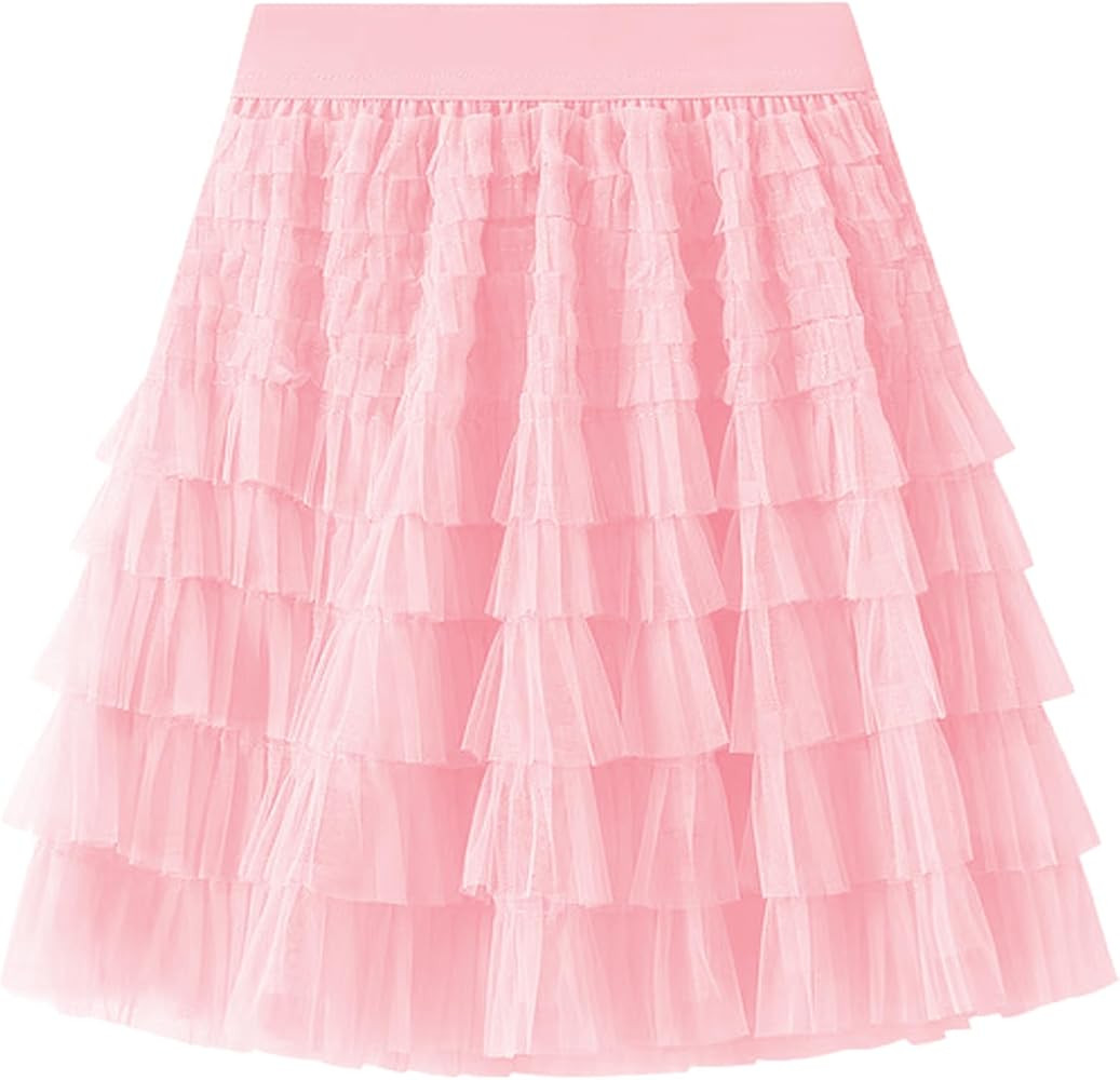 Women Tutu Skort Skirt Multi-Layered Elastic Waist Short Tulle Skirts for Ladies Night-Out Party ... | Amazon (US)