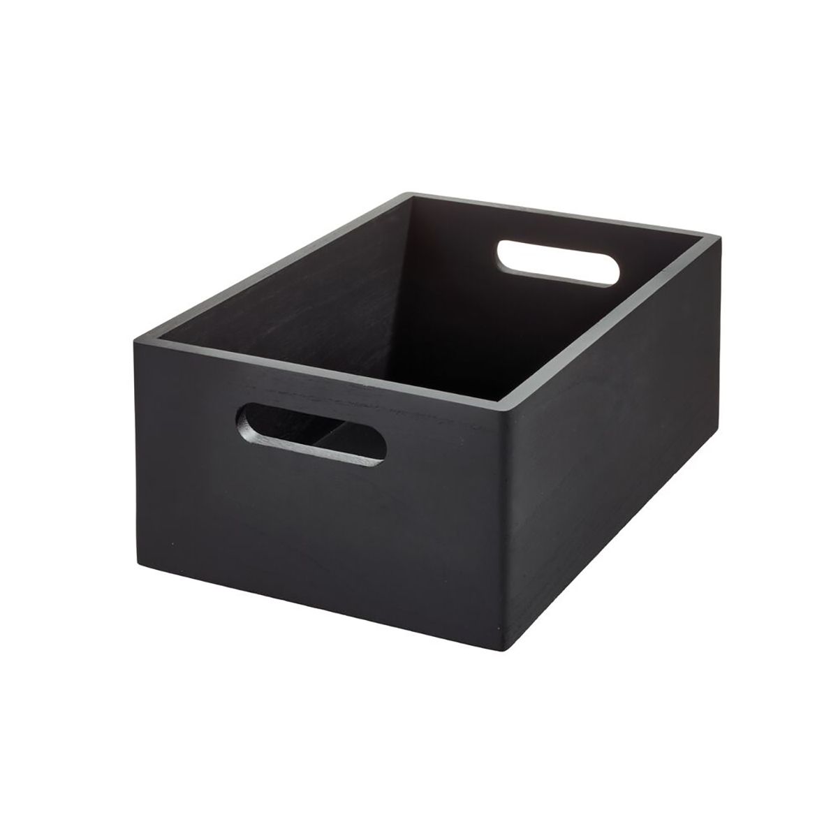 THE HOME EDIT Large Wooden All-Purpose Onyx | The Container Store