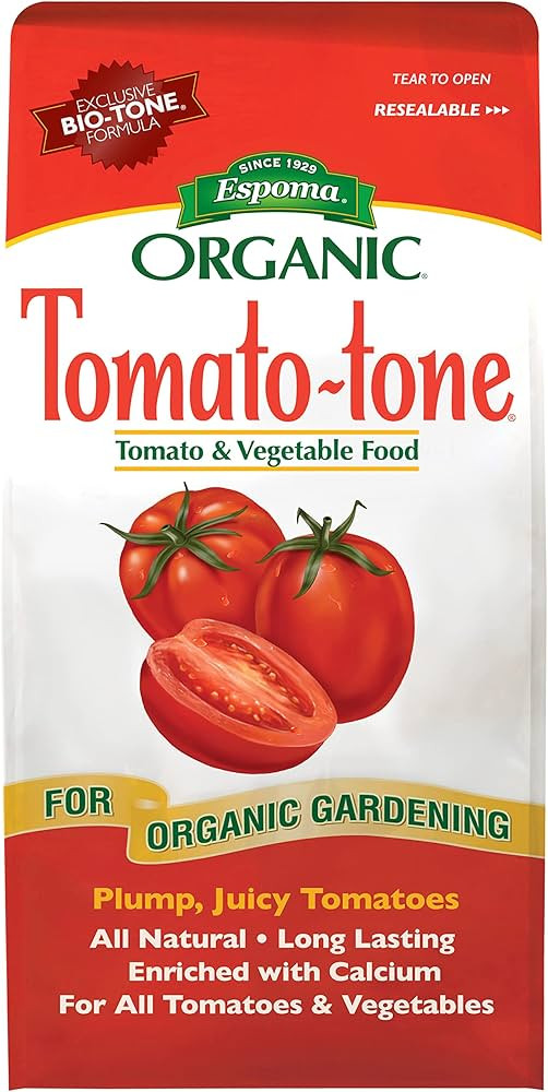 Espoma Organic Tomato-Tone 3-4-6 with 8% Calcium. Organic Fertilizer for All Types of Tomatoes an... | Amazon (US)
