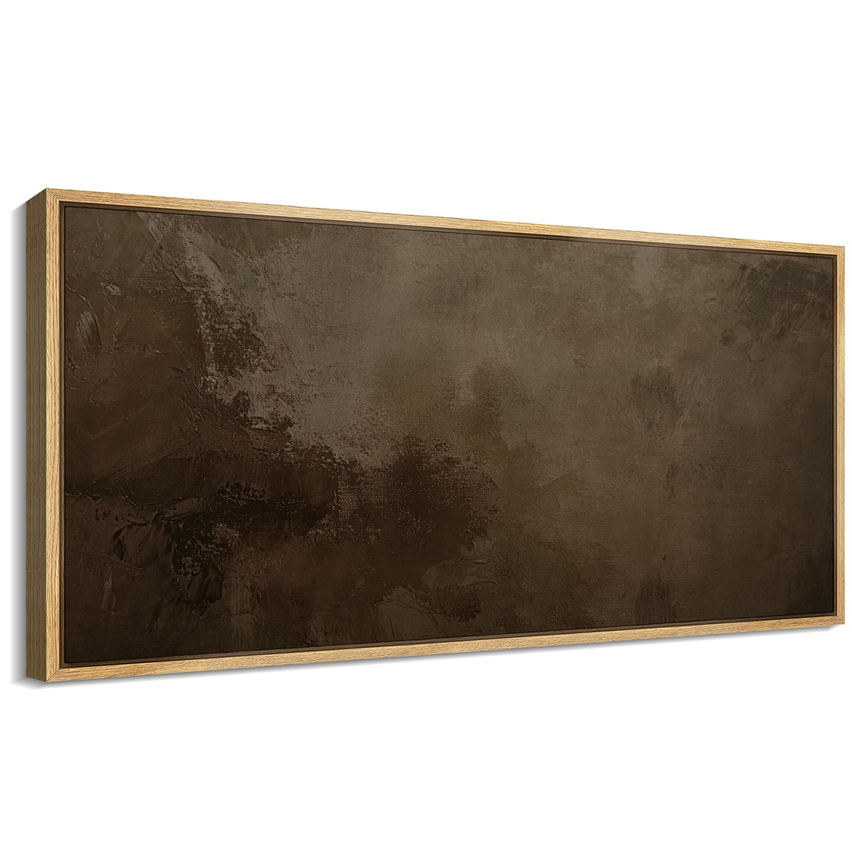 SIGNFORD Extra Large Framed Canvas Print Wall Art Earthy Brown Abstract Minimalist Illustrations ... | Amazon (US)