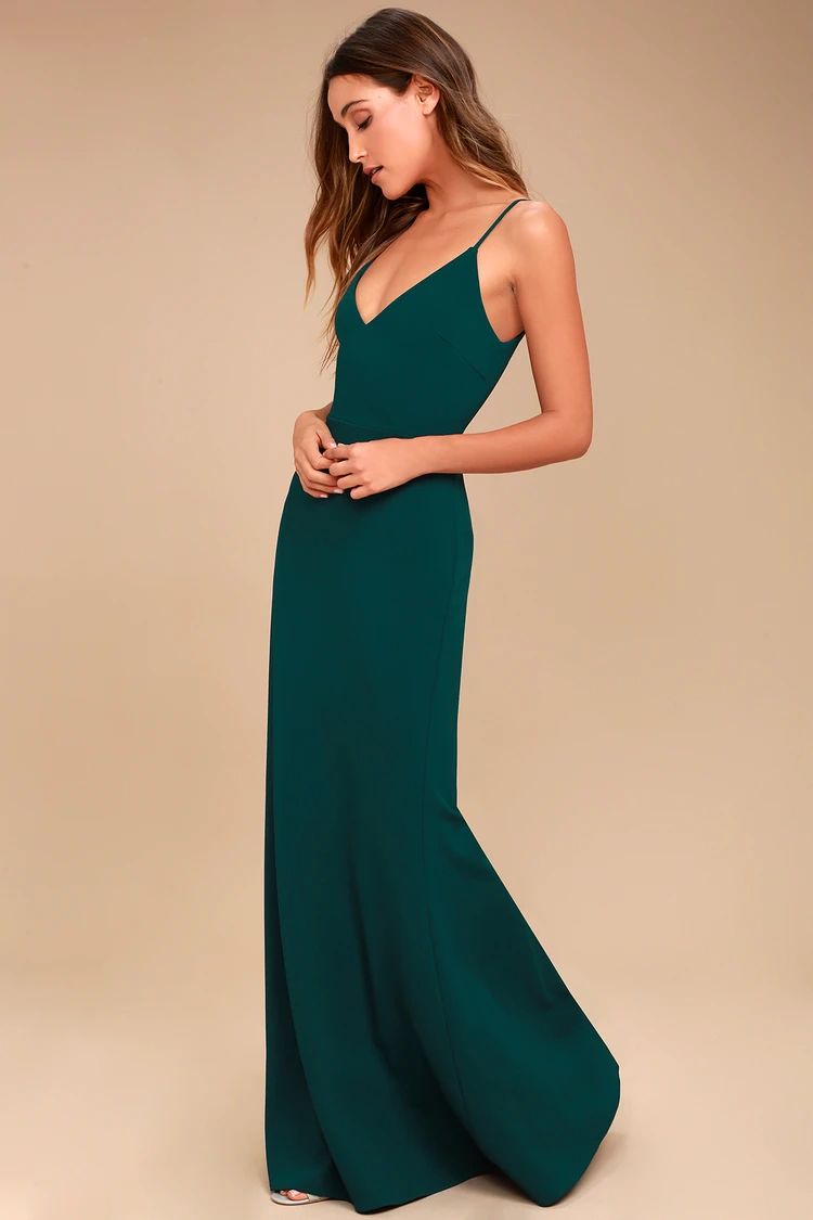 Infinite Glory Forest Green Maxi Dress | Lulus (US)
