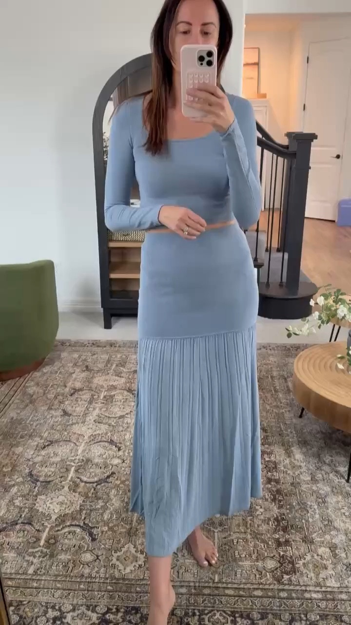 This blue set from revolve is so chic! It’s on sale (preorders excluded) with code 

#LTKootd #LTKSaleAlert #LTKTall