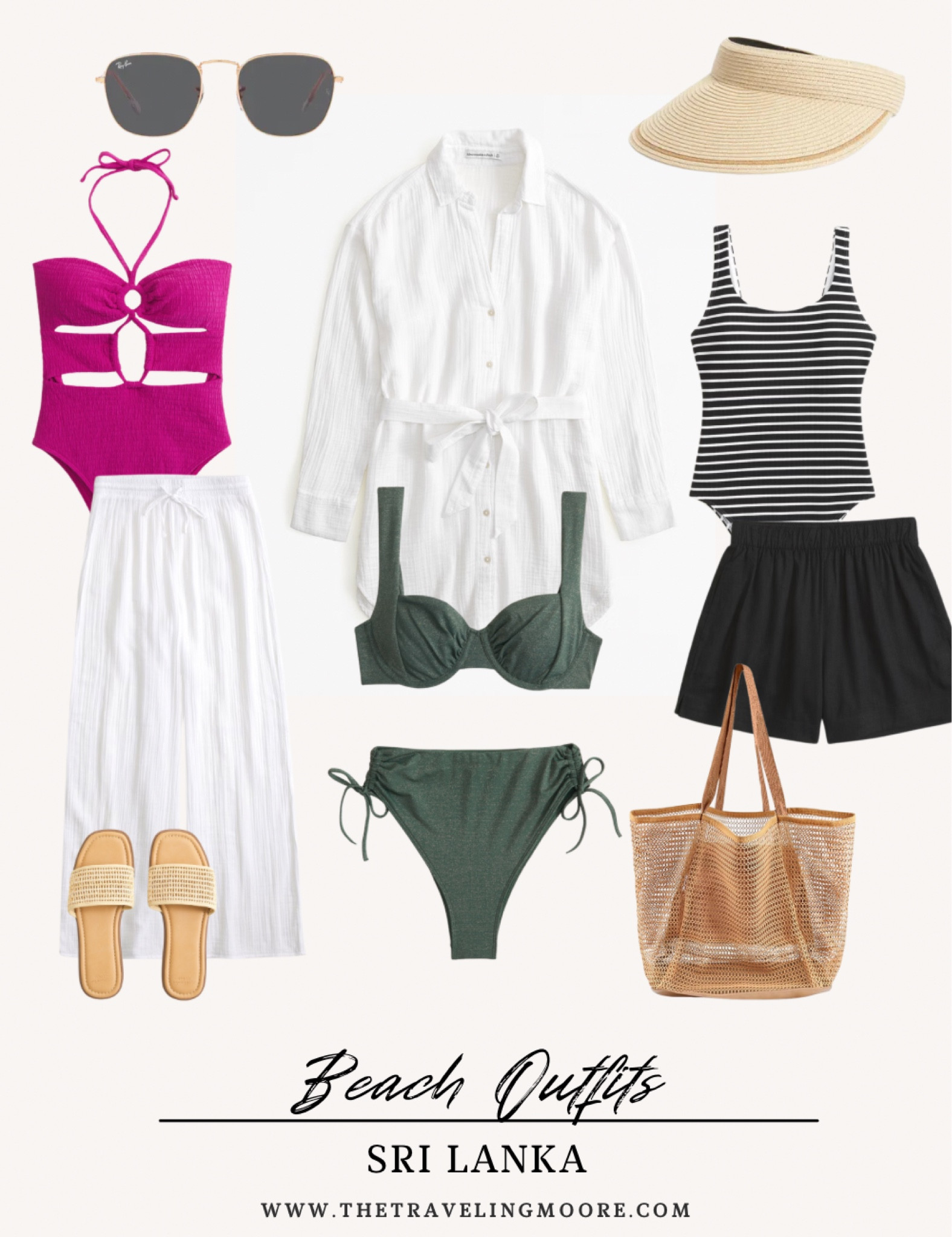 Sri Lanka beach vacation outfit ideas and swimwear 

#LTKSwim #LTKTravel