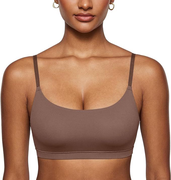 Women's Inbarely Bralettes Cami Bras No Underwire Wireless Seamless Unlined Comfort Sports Bra | Amazon (US)