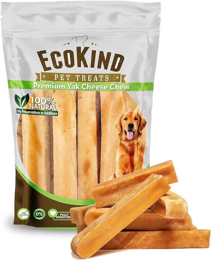 Ecokind Himalayan Dog Chews | 1 lb. Bag | Healthy Dog Treats, Odorless Dog Chews, Rawhide Free, L... | Amazon (US)