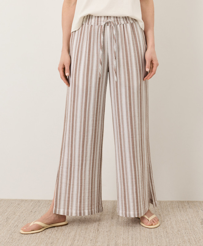 Women’s Coastal Double Gauze Split Hem Pant made with Organic Cotton | Pact | Pact Apparel