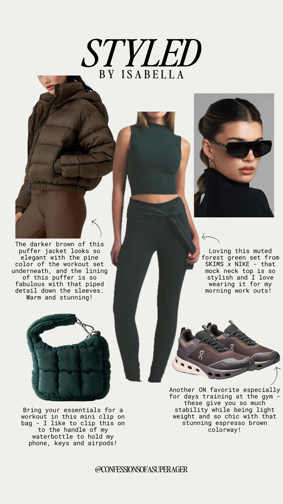 Chic, polished athleisure that works with your lifestyle, not against it. This elevated workout look is perfect for women over 40 who want flattering activewear, supportive sneakers, and timeless layers that feel modern but never try-hard. From morning workouts to coffee runs, these are the kind of luxury athleisure staples I reach for again and again. Everything is linked here for easy shopping 

 

#LTKootd #LTKfitnessgoals #LTKActive