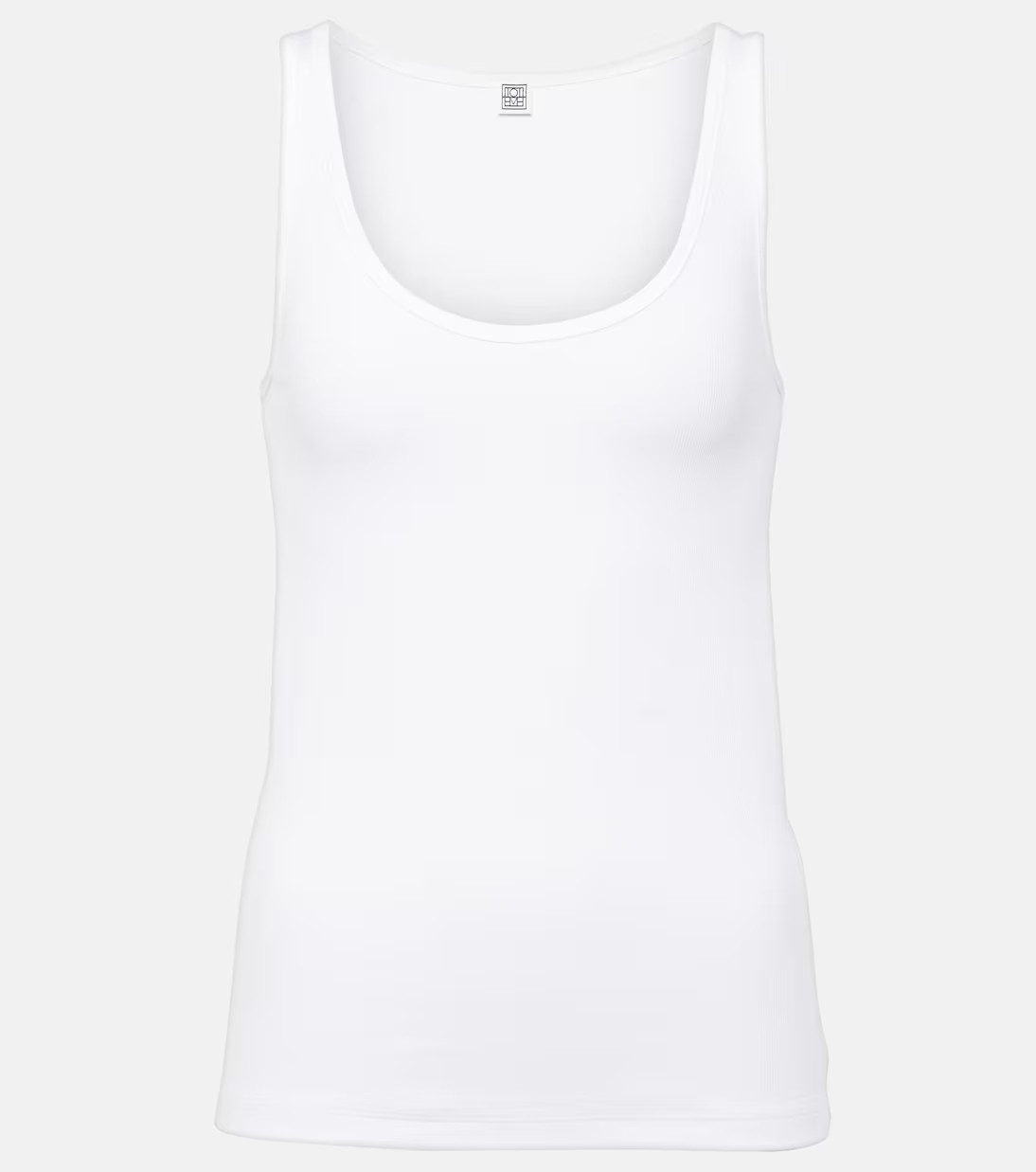 Ribbed-knit cotton-blend jersey tank top | Mytheresa (US/CA)