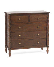 32x14x32 5 Drawer Spindle Dresser | Marshalls