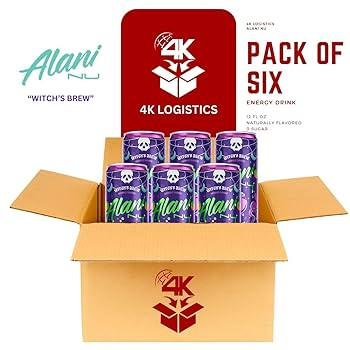 Alani Nuu Witches Brew Pack of 6, 12fl oz, 4k Logistics Bundle | Amazon (US)