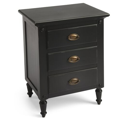 Serrano Nightstand, Black | One Kings Lane