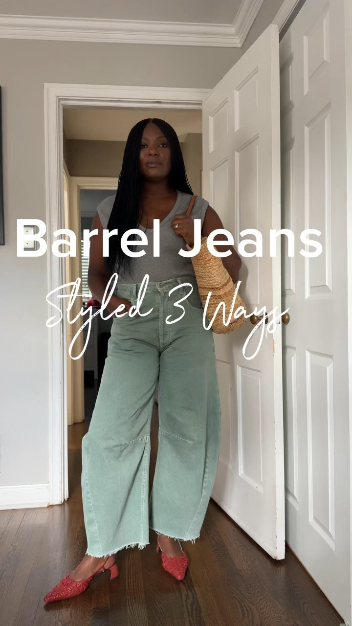 Would you wear horseshoe jeans? These fit TTS

If you would have asked me early this year if I would ever wear these @citizensofhumanity horseshoe jeans, I would have said “ABSOLUTELY NOT!” But yet here we are. I love them. 

Casual style, office outfit, office wear, work wear, mom style, style over 30, style over 40, outfit inspiration, spring style, summer style, how to style barrel jeans, citizens of humanity barrel jeans, how to style horseshoe jeans 

#LTKStyleTip #LTKOver40 #LTKMidsize