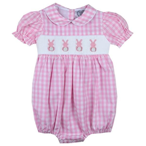 Peter Cottontail Smocked Bunny Bubble | The Bella Bean