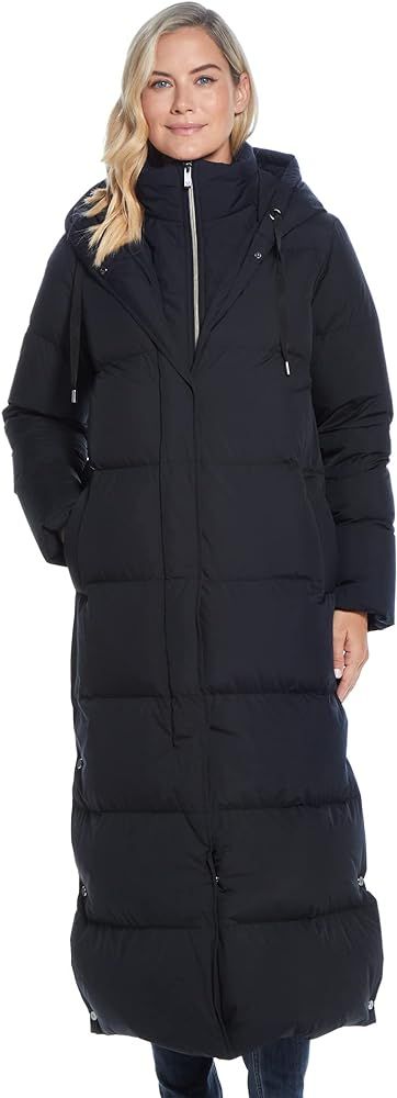 MARTHA STEWART Maxi Puffer Long Coats for Women - Bubble Jackets for Women w/ Vest & Adjustable H... | Amazon (US)