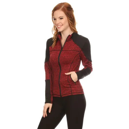 Women s Active Wear Zip Up Jacket | Walmart (US)