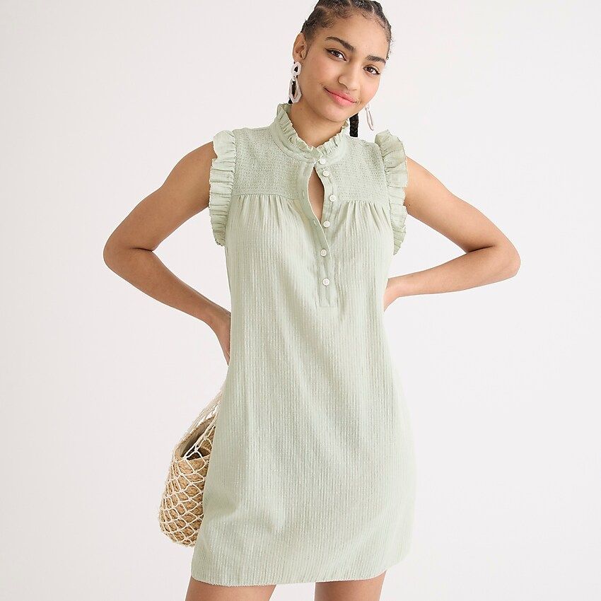 Garden dress in soft gauze | J.Crew US