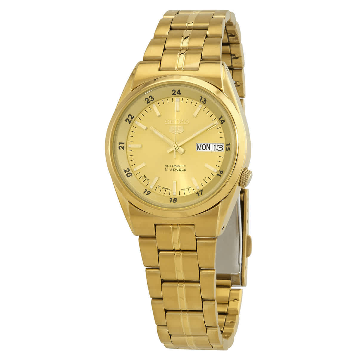 Seiko 5 Automatic Gold Dial Mens Watch SNK574J1 | Jomashop.com & JomaDeals.com
