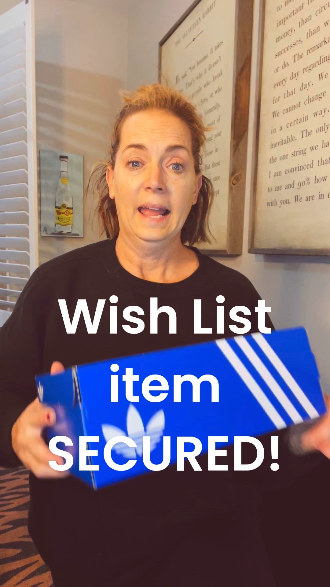 I secured them. 🐆🔥
These Leopard Adidas with the orange laces were high on my wish list — and when I saw a restock alert… I did not hesitate.
Ordered → shipped → here fast.
And yes… I absolutely filmed the unboxing because sometimes a girl just needs a little shoe excitement moment. 😌👟

Linked for you in my LTK — go peek before they disappear again.
(They go quick.)

Follow ShopPixieCo on LTK for restocks + finds 🤍

⸻

27 Hashtags:
#ltkfinds #ltkfashion #ltkover50 #shopltk #restockalert #wishlistfind #adidasstyle #leopardprintstyle #statementshoes #styleover50 #womenover50style #agelessstyle #casualstyle #elevatedcasual #ootdover50 #fallstyleinspo #everydaystyle #grownupstyle #fashionover50 #50plusstyle #over50andfabulous #shoesoftheday #shoereveal #unboxingmoment #trendwithouttrying #shoppixieco #styleinspo

#LTKSeasonal #LTKShoeCrush #LTKOver40