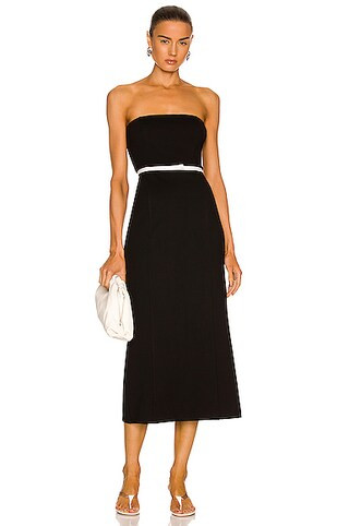 Staud Honeydew Dress in Black | FWRD 