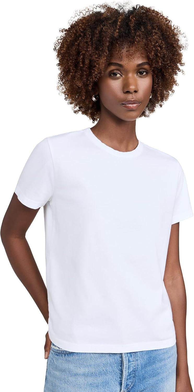Madewell Women's The Perfect Crewneck Tee in Allday Jersey | Amazon (US)