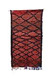 Red Moroccan Handmade Berber rug, 4'x7' ft | Amazon (US)
