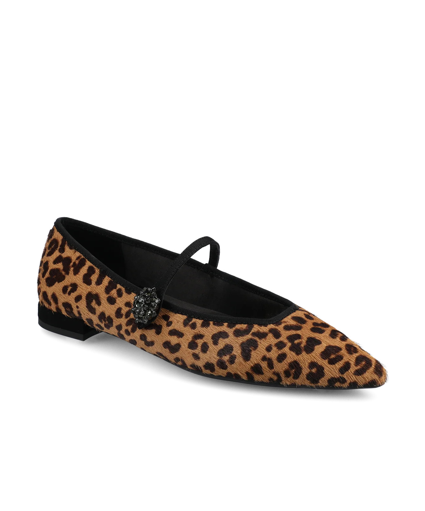 The Goldfinch 15 Mary Jane - Leopardprint Haircalf | Birdies