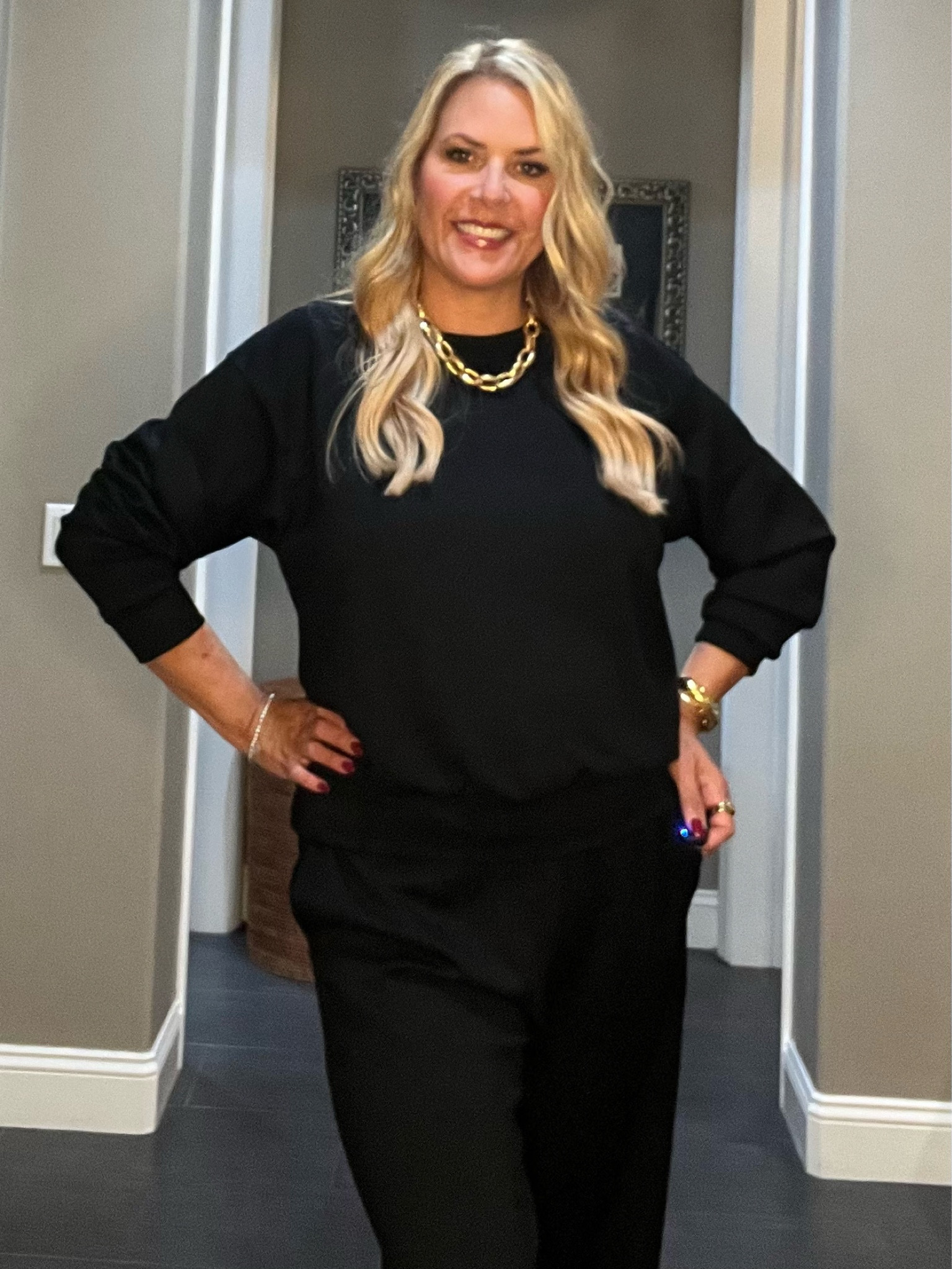 The softest coziest sweatsuit that’s on Amazon! Looks dressy to run erins or lounge around the house for a great price! Looks like the SPANX sets. 

#LTKActive #LTKFindsUnder50 #LTKSaleAlert