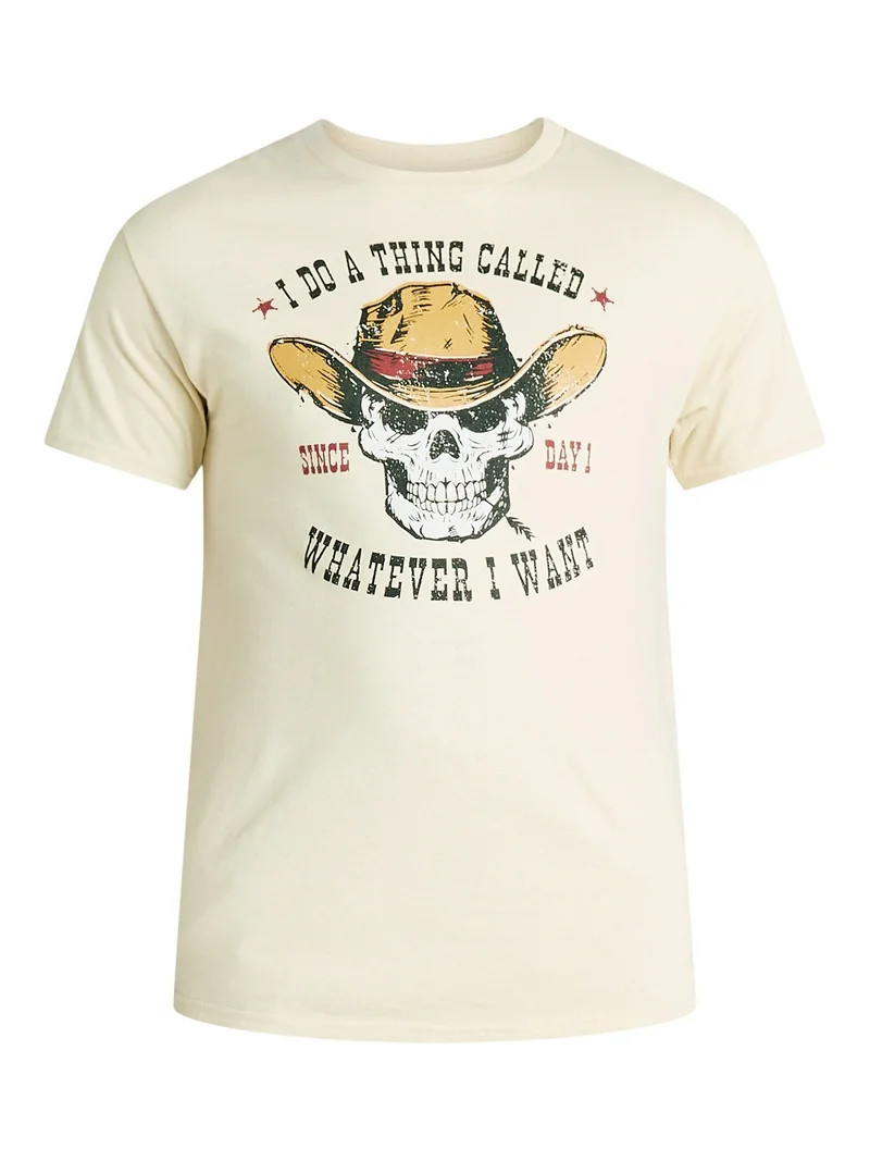 Humor Men's and Big Men's I Do a Thing Called Whatever I Want Graphic Tee with Short Sleeves, Siz... | Walmart (US)