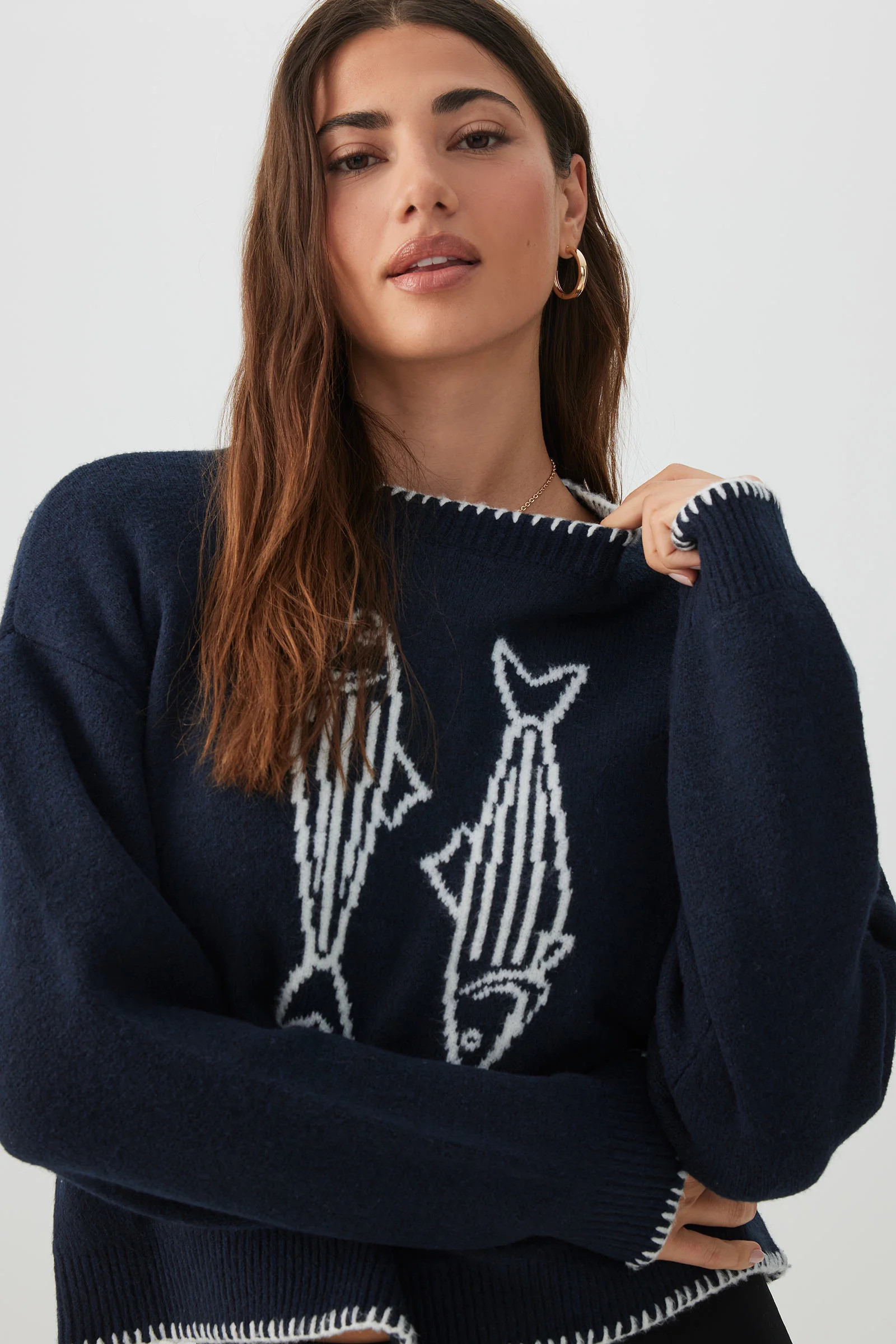 Super Soft Short Jacquard Sweater | Ardene