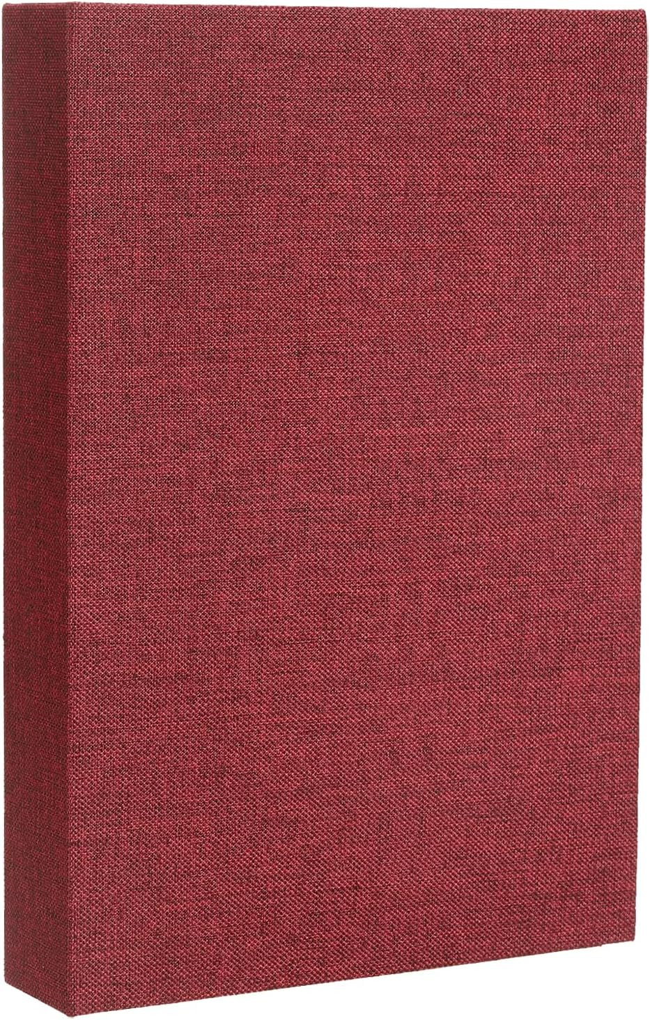 uxcell Decorative Books, 9.8 x 7.3 Linen Fake Books for Decoration Faux Decor Book for Modern Aesthetic Home Office Coffee Table Shelf Desktop Display, Wine Red | Amazon (US)