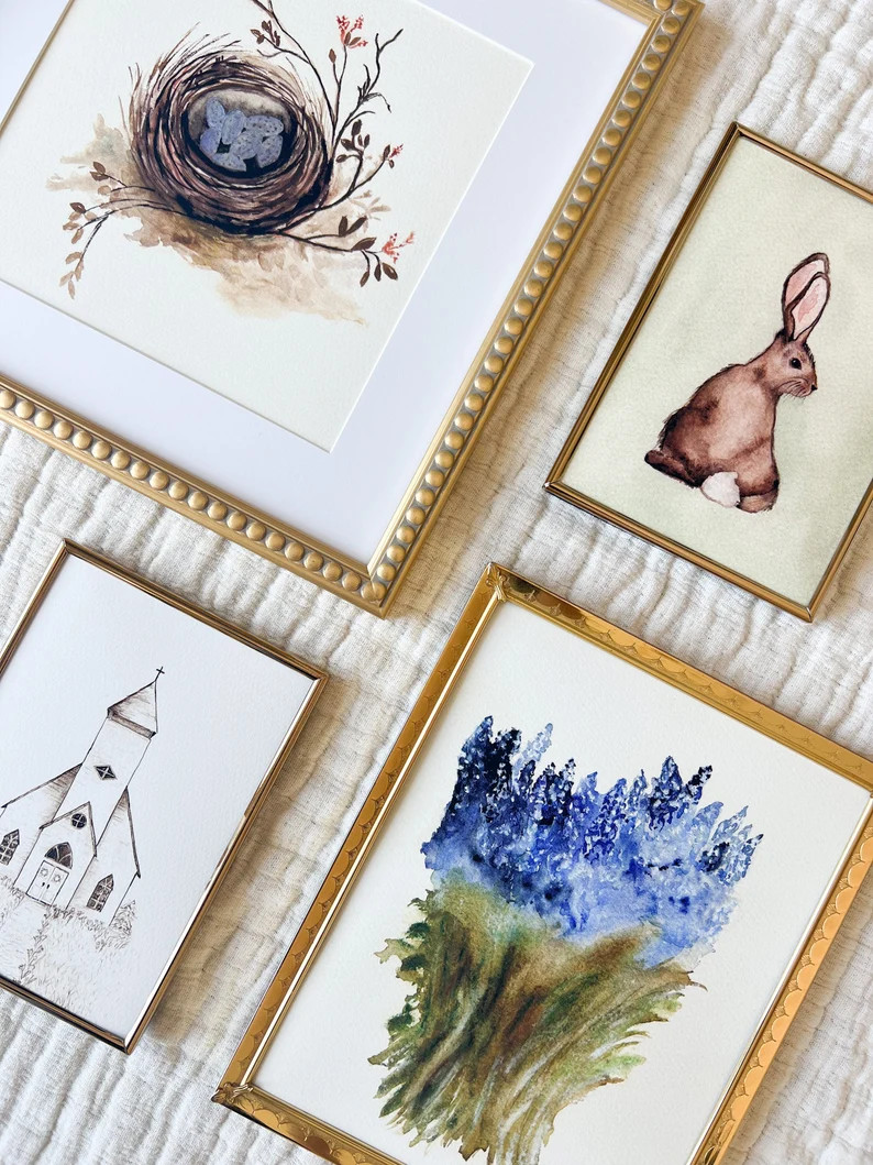 LITTLE COUNTRY CHURCH | Church Print | Countryside Art | Farmhouse Art | Farmhouse Decor | Kitche... | Etsy (US)