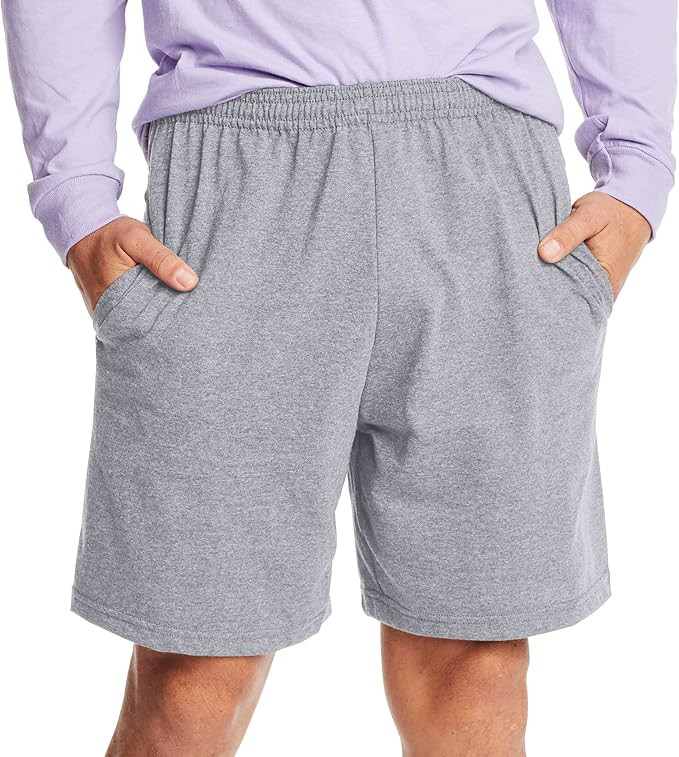 Hanes Men's Jersey Pocket Short | Amazon (US)