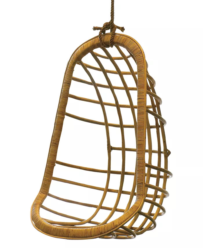 Two's Company Hanging Rattan Chair & Reviews - All Wall Décor - Home Decor - Macy's | Macys (US)