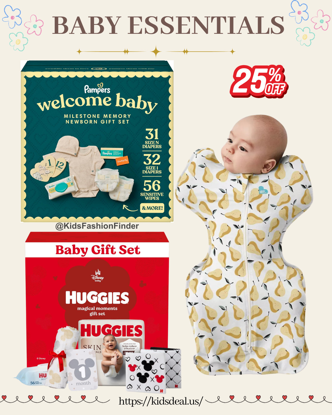 👶🎁 Perfect Baby Shower Gift Ideas! 💛

Looking for a gift new parents will actually use? 🙌

✨ Love to Dream Swaddle Up Sleep Sack — a newborn favorite for better sleep 💤
✨ Huggies Magical Moments Gift Set — practical + adorable 👶
✨ Pampers Gift Set — diapers, sensitive wipes & milestone keepsakes all in one 🎀

Thoughtful, useful & perfect for welcoming a new little one 🥰

#BabyShowerGift #NewbornEssentials #LoveToDream #Huggies #Pampers #BabyGiftIdeas #MomToBe #NewParents #BabyMustHaves #AmazonFinds 👶💛

#LTKmomlife #LTKSaleAlert #LTKBaby